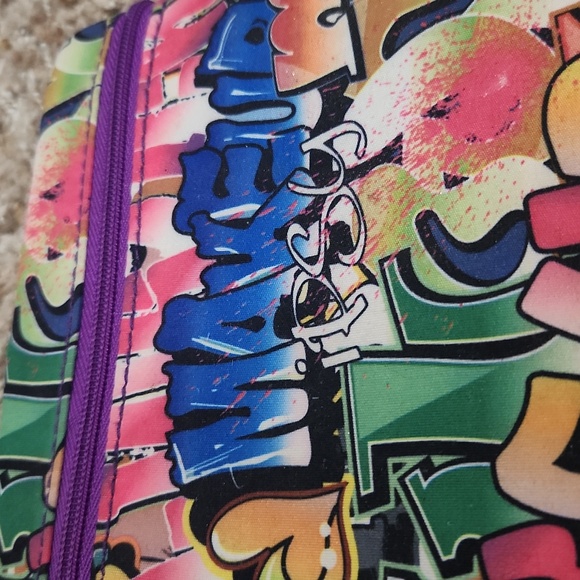 Ipsy Colorful Graffiti Makeup Bag - Picture 4 of 5